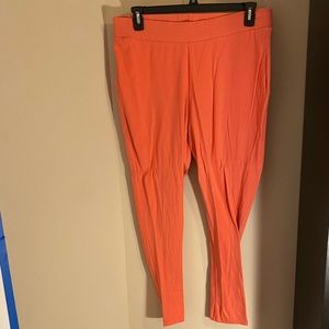 Torrid coral leggings. Gently worn